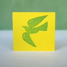 Load image into Gallery viewer, Bird, Mini Letterpress Card
