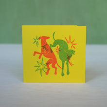 Load image into Gallery viewer, Dogs, Mini Letterpress Card
