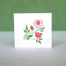 Load image into Gallery viewer, Rose, Mini Letterpress Card
