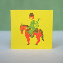 Load image into Gallery viewer, Troubadour, Mini Letterpress Card
