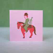 Load image into Gallery viewer, Troubadour, Mini Letterpress Card, Pack of 3
