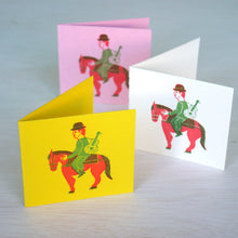 Load image into Gallery viewer, Troubadour, Mini Letterpress Card
