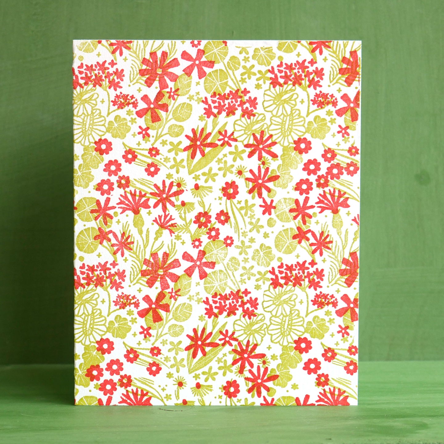 Late Bloomer, Letterpress Greeting Card
