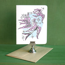 Load image into Gallery viewer, Bird Merry Christmas Letterpress Card
