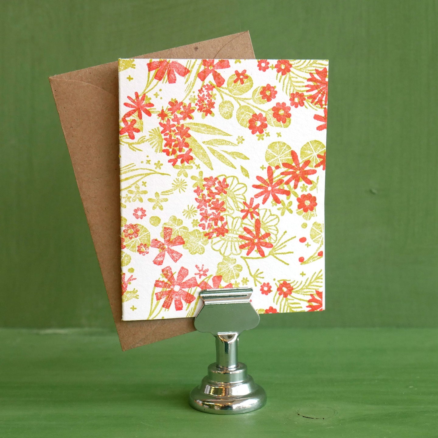 Late Bloomer, Mini Letterpress Card, Set of 3