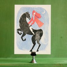 Load image into Gallery viewer, She Rides at Midnight Letterpress Print
